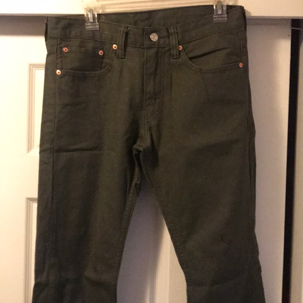 Vintage Levi’s 511 Dark Green Skinny Jean
